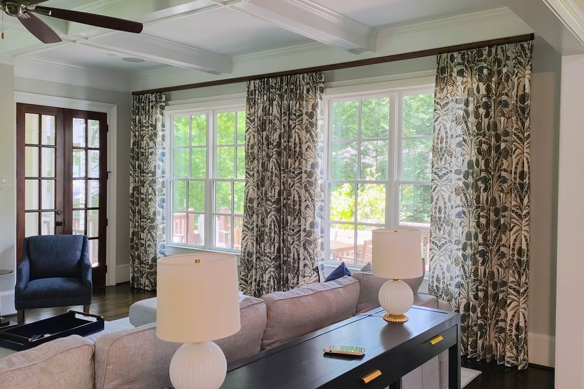 Element installed drapery hardware